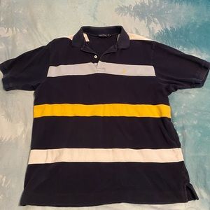 Men’s striped Nautica polo